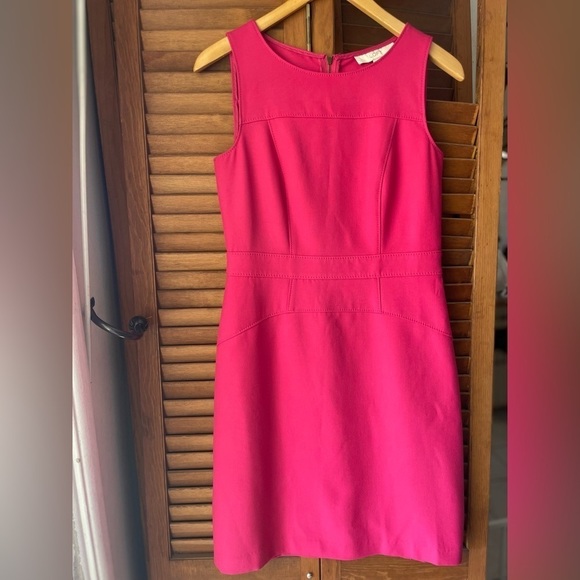 LOFT Dresses & Skirts - LOFT WOMENS DRESS  SIZE 2 DARK PINK BARBIECORE